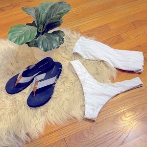 Zaful bikini top and bottom thong size medium